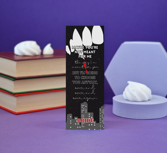 Bride - Vampire Illustrated Bookmark - Literary Lovelies UK