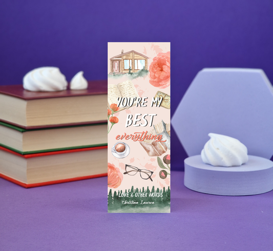 Love and Other Words Illustrated Bookmark - Literary Lovelies UK