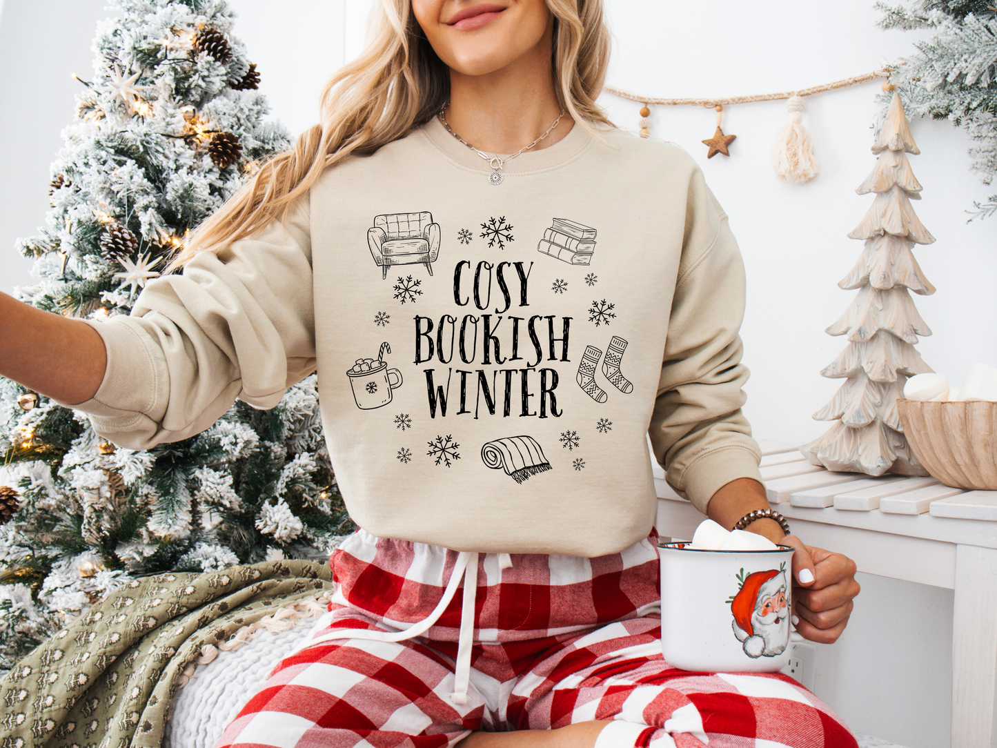 Cosy Bookish Winter Sweatshirt