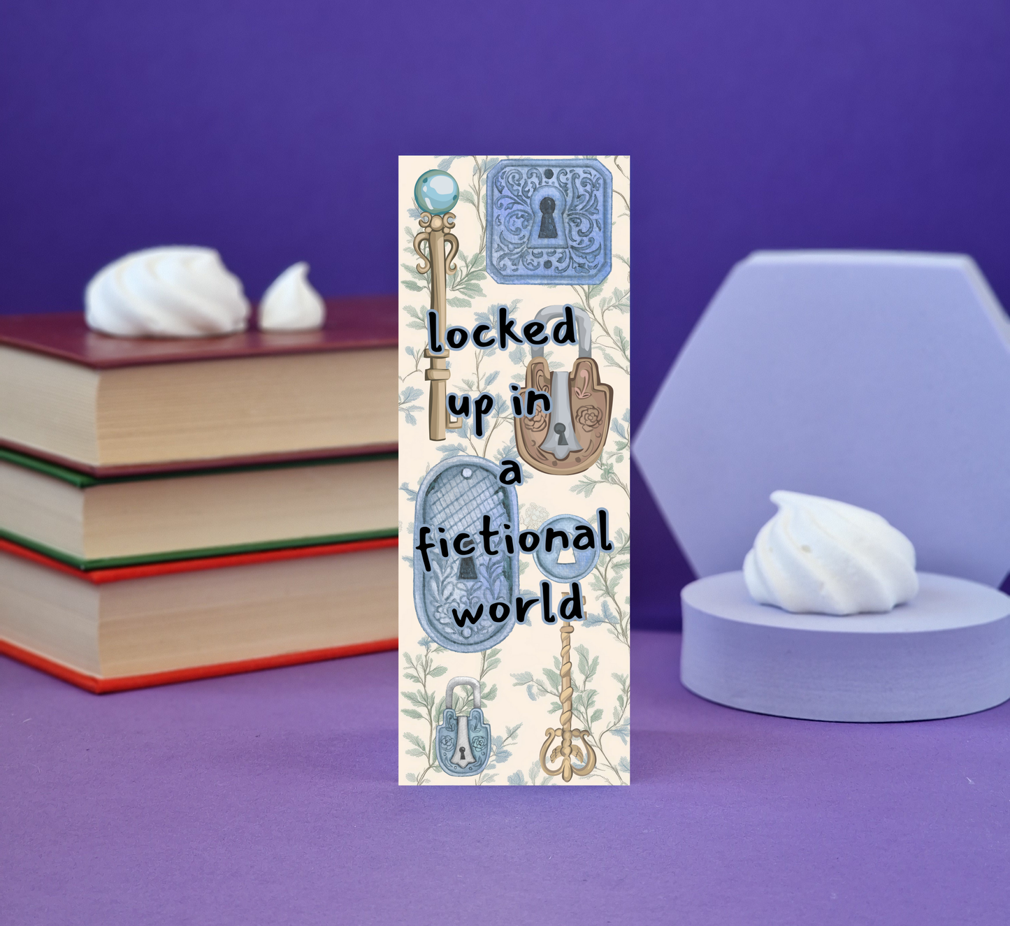 Locked Up In A Fictional World Bookmark