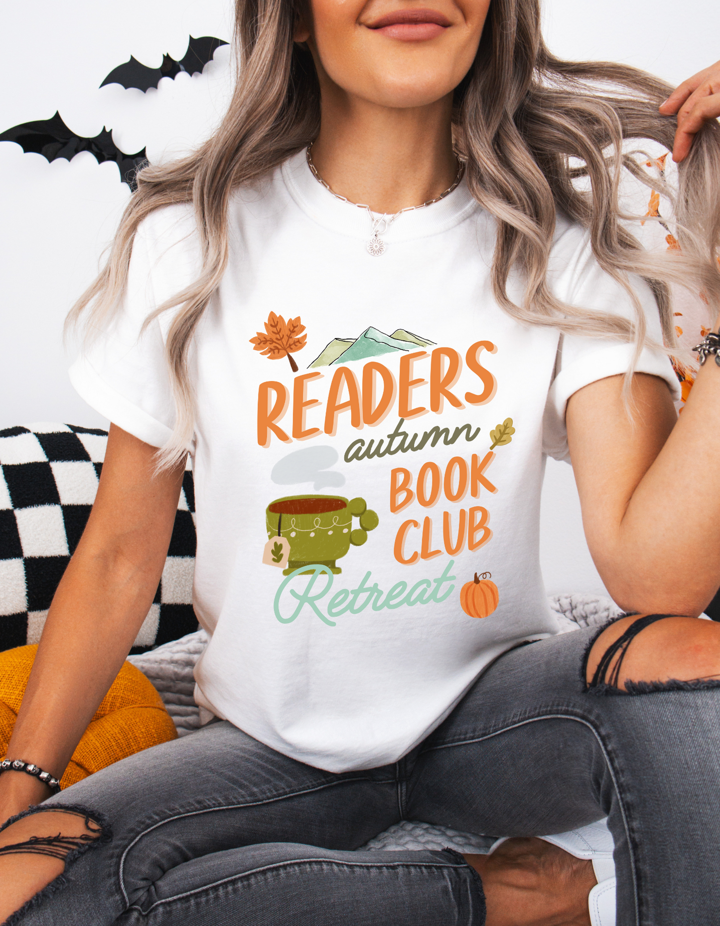 Readers Autumn Book Club Retreat T-Shirt