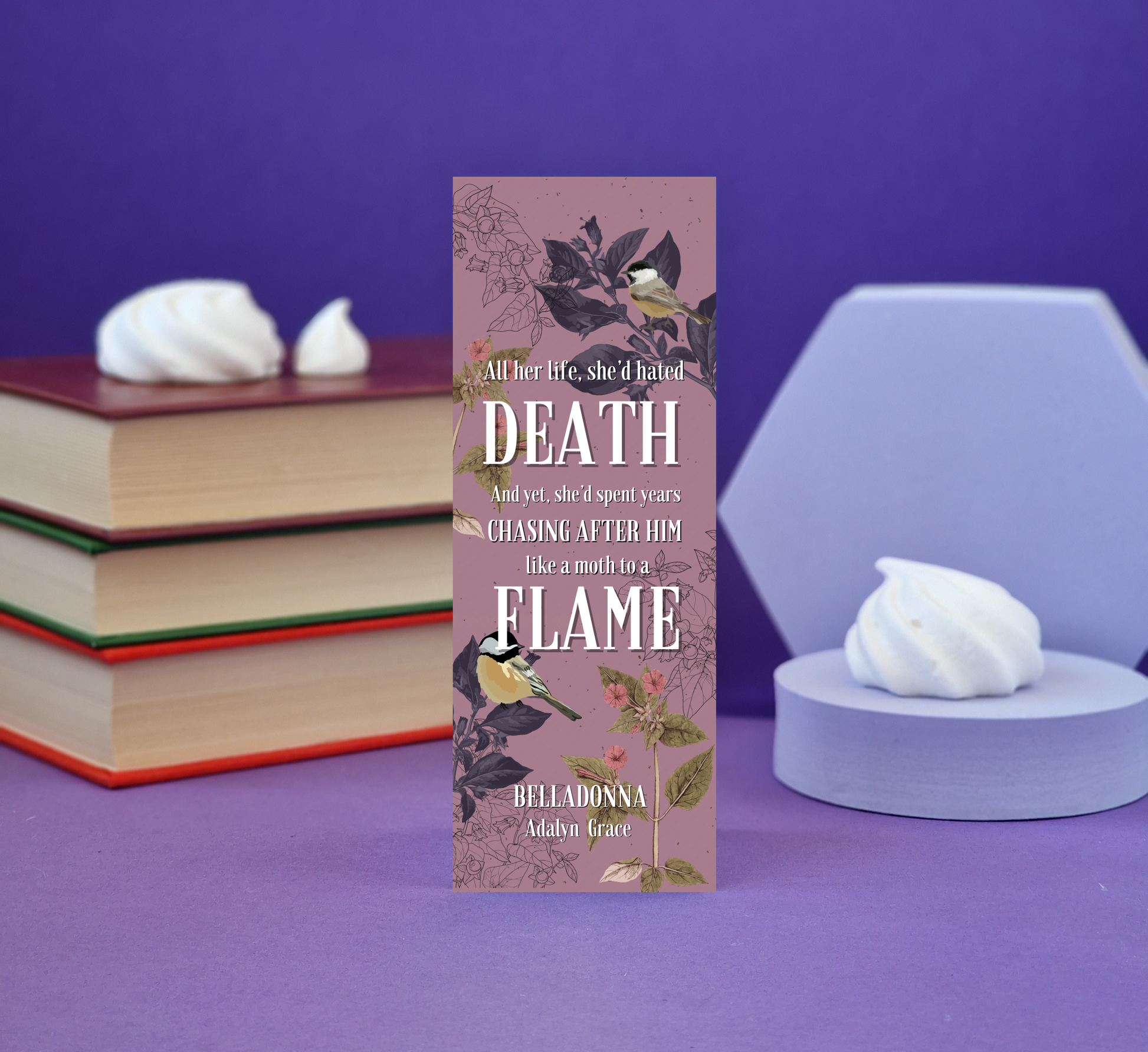 Belladonna - Illustrated Bookmark - Literary Lovelies UK