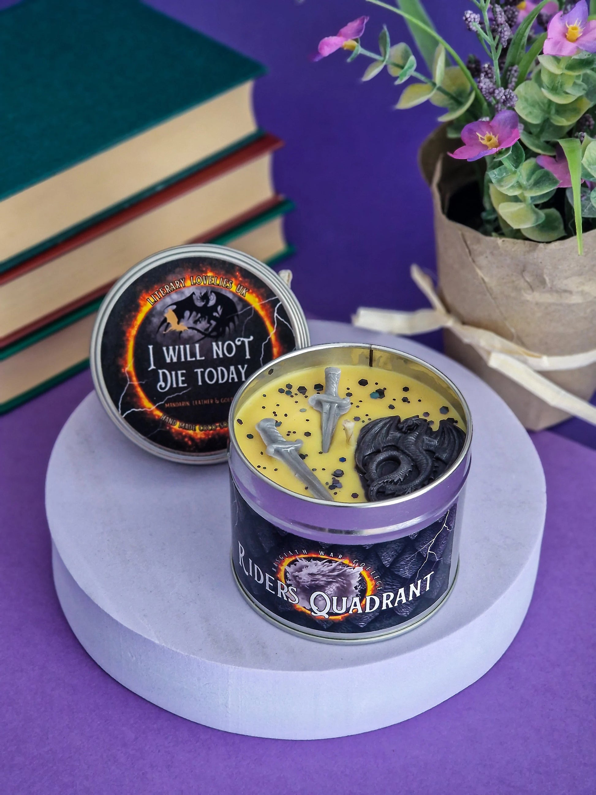 Riders Quadrant Candle - Fourth Wing Officially Licensed Merch - Literary Lovelies UK