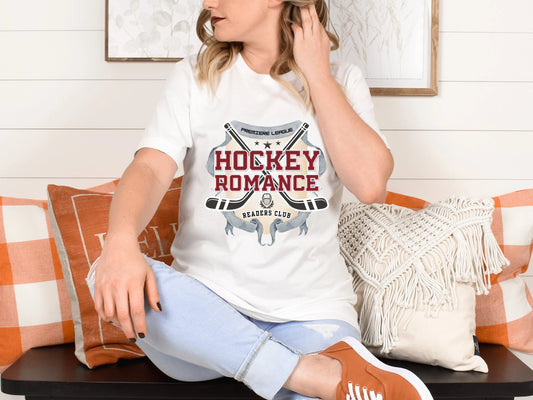 Hockey Romance Readers Club T-shirt - Book Lover T-Shirt - Literary Lovelies UK