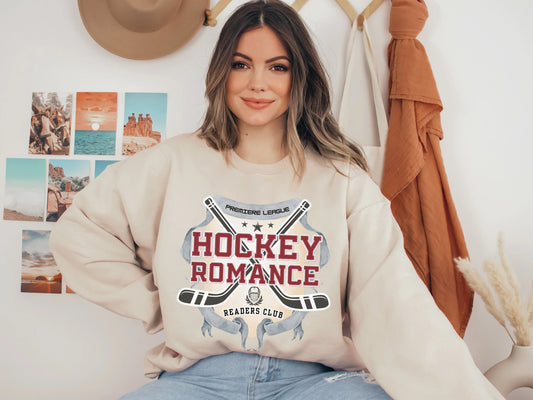 Hockey Romance Readers Club Sweatshirt - Book Club Sweatshirt - Literary Lovelies UK