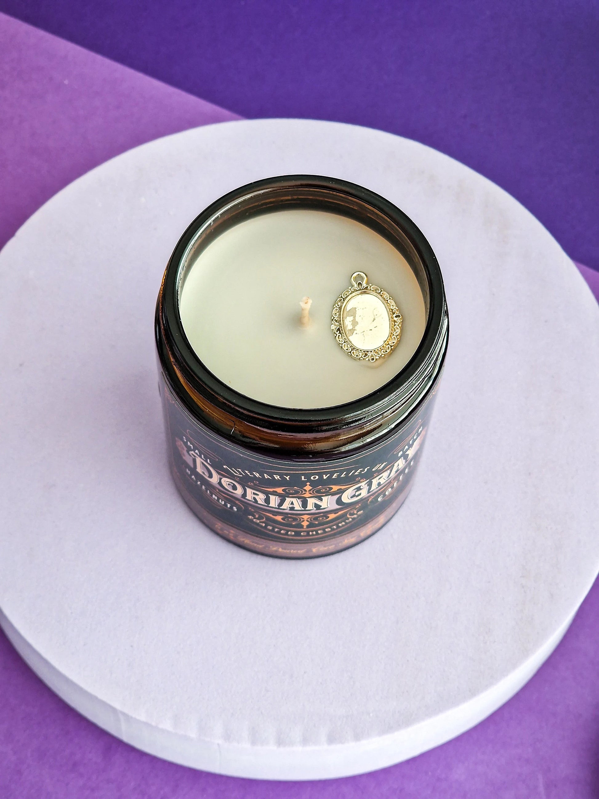 The Portrait of Dorian Gray inspired Candle - Gothic Literature - Literary Lovelies UK