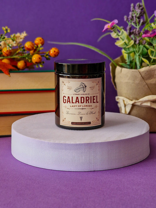 Lady Galadriel - LOTR inspired soy candle - Literary Lovelies UK