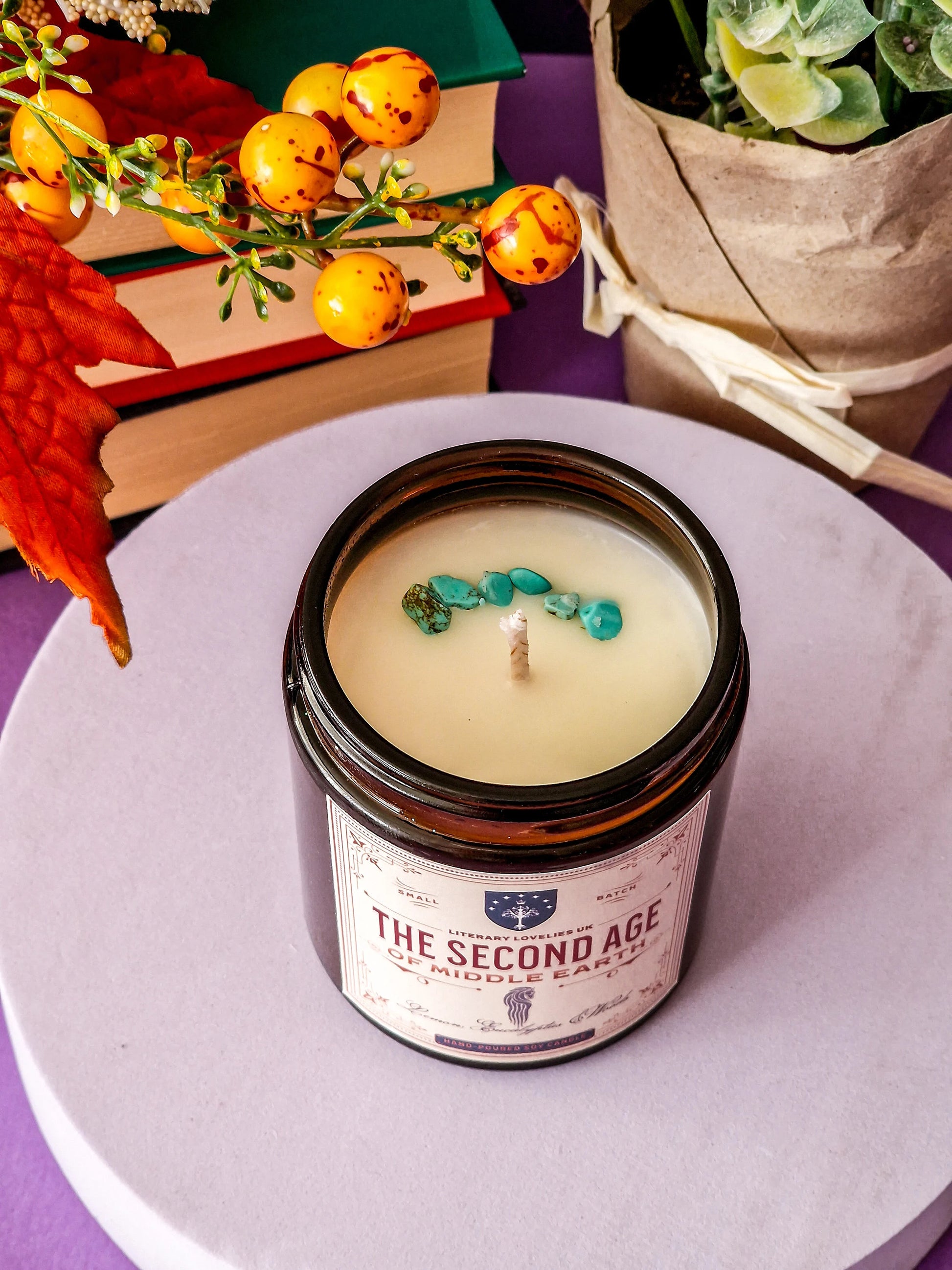 Middle Earth - LOTR inspired soy candle - Literary Lovelies UK