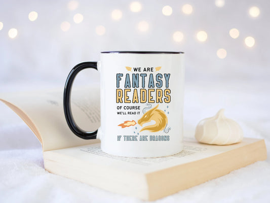 Fantasy Reader Ceramic Mug - Book Club Mug - Literary Lovelies UK