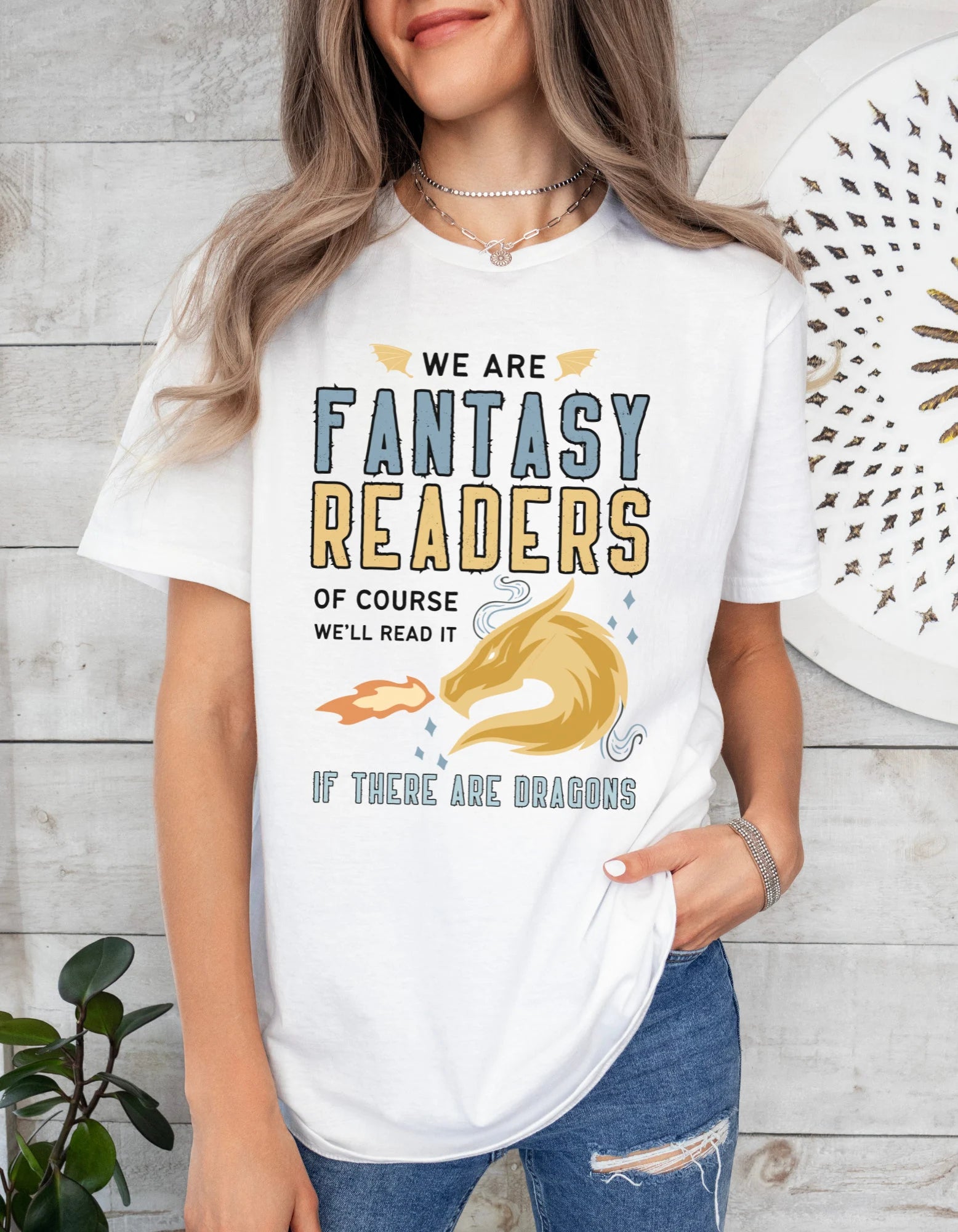 Fantasy Reader T-shirt - Book Lover T-Shirt - Literary Lovelies UK