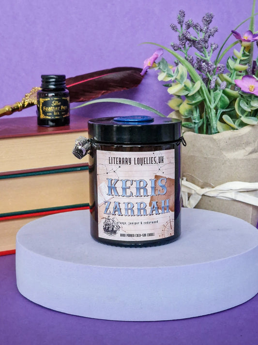 Kerris & Zarrah - The Bridge Kingdom Candle - Literary Lovelies UK