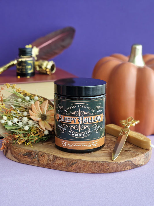 Sleepy Hollow inspired Candle - Gothic Literature - Literary Lovelies UK