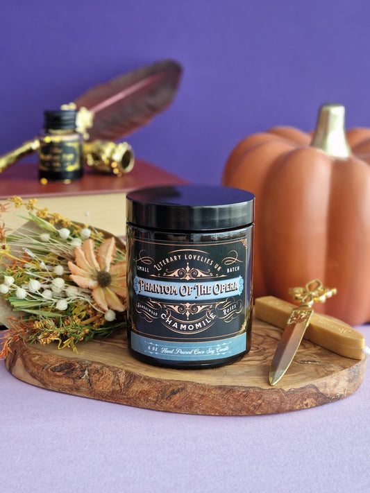 Phantom Of The Opera inspired Candle - Gothic Literature - Literary Lovelies UK