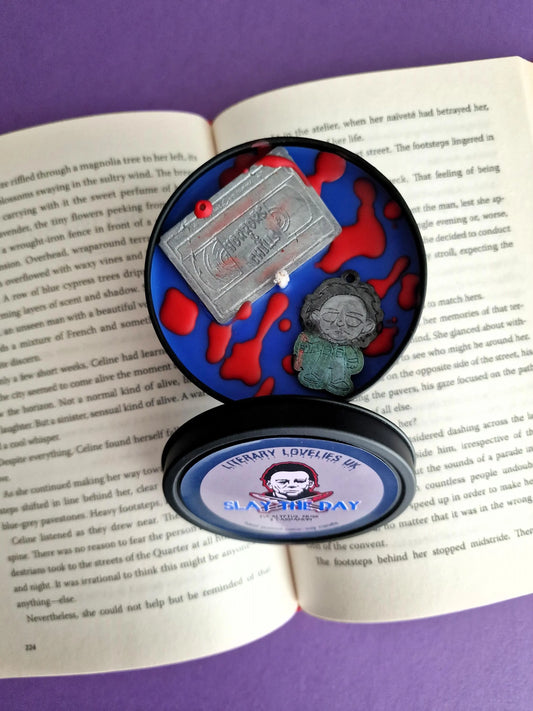 Slay The Day Soy Candle - Horror Movie inspired Candle - Halloween Candle - Literary Lovelies UK