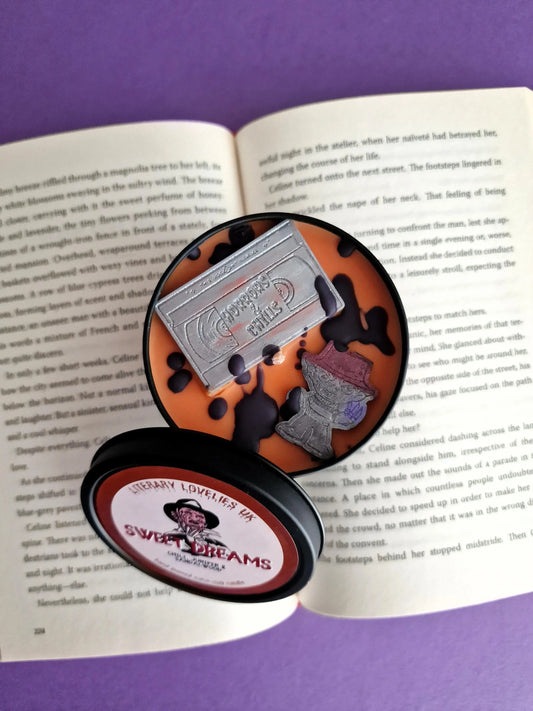 Sweet Dreams Soy Candle - Horror Movie inspired Candle - Halloween Candle - Literary Lovelies UK
