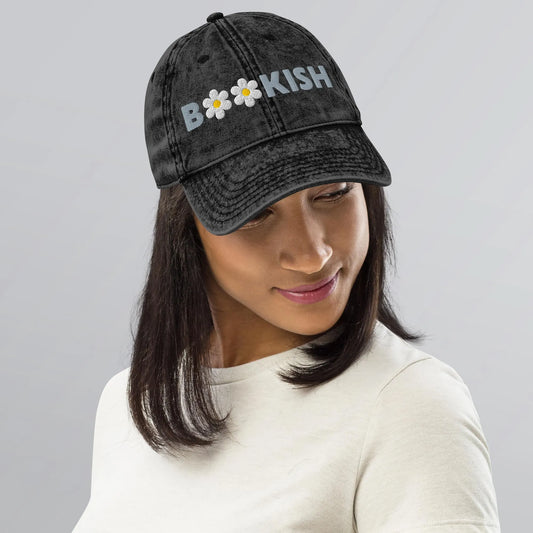 Bookish Embroidered Cap - Book Club Hat - Book Lovers Cap - Literary Lovelies UK