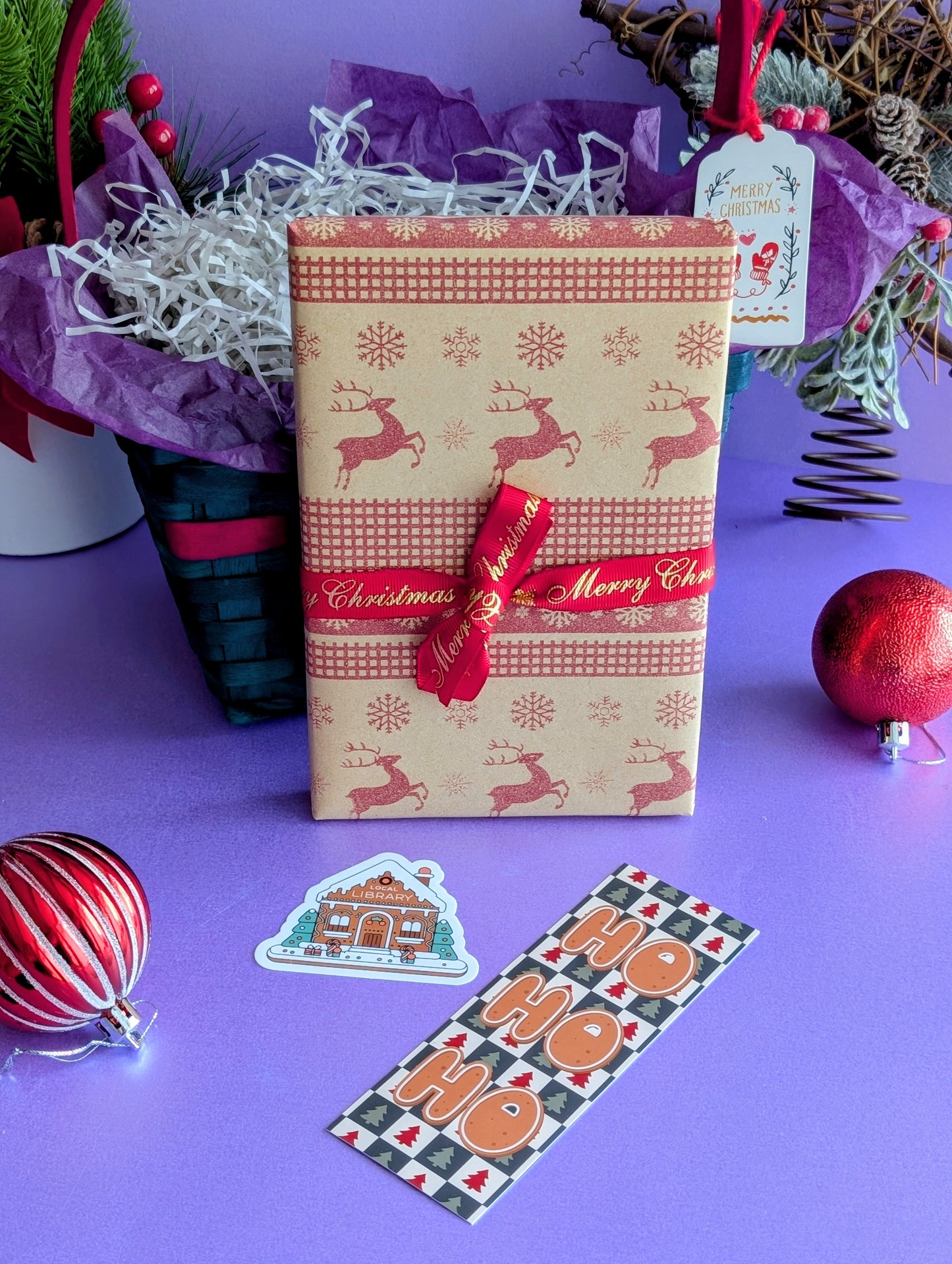 Christmas Gift Basket – Blind Date With a Book