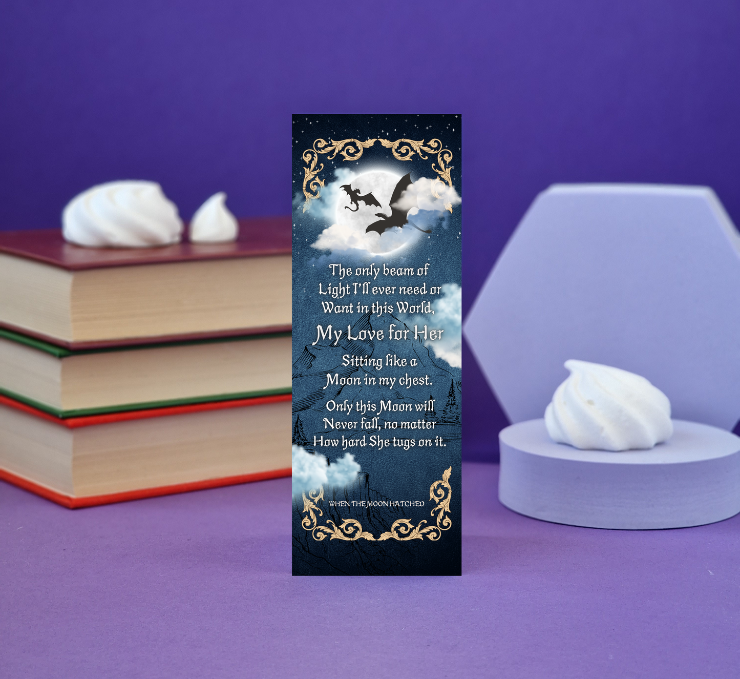 When The Moon Hatched Illustrated Bookmark