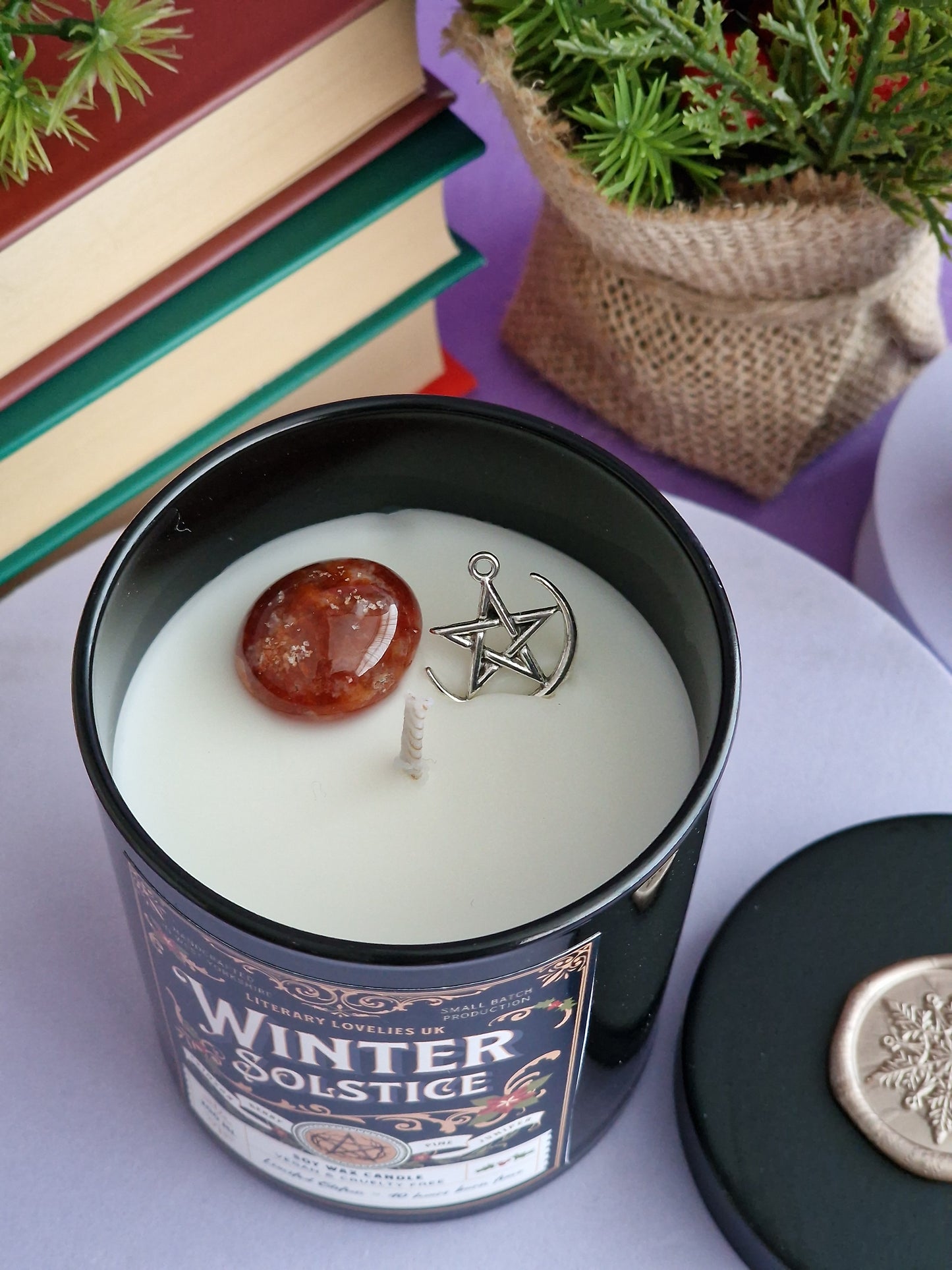 Winter Solstice Soy Candle