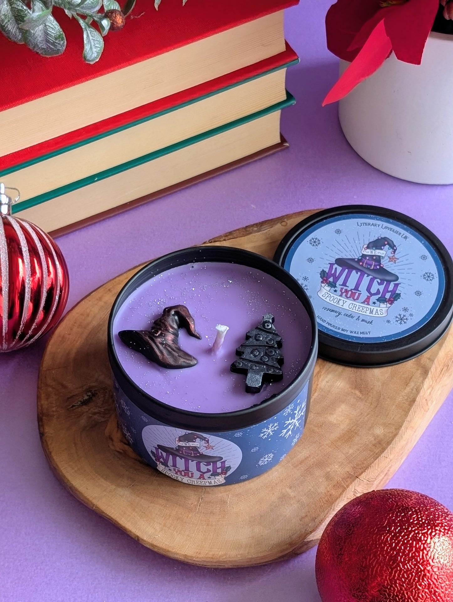 We Witch You A Spooky Christmas Soy Candle